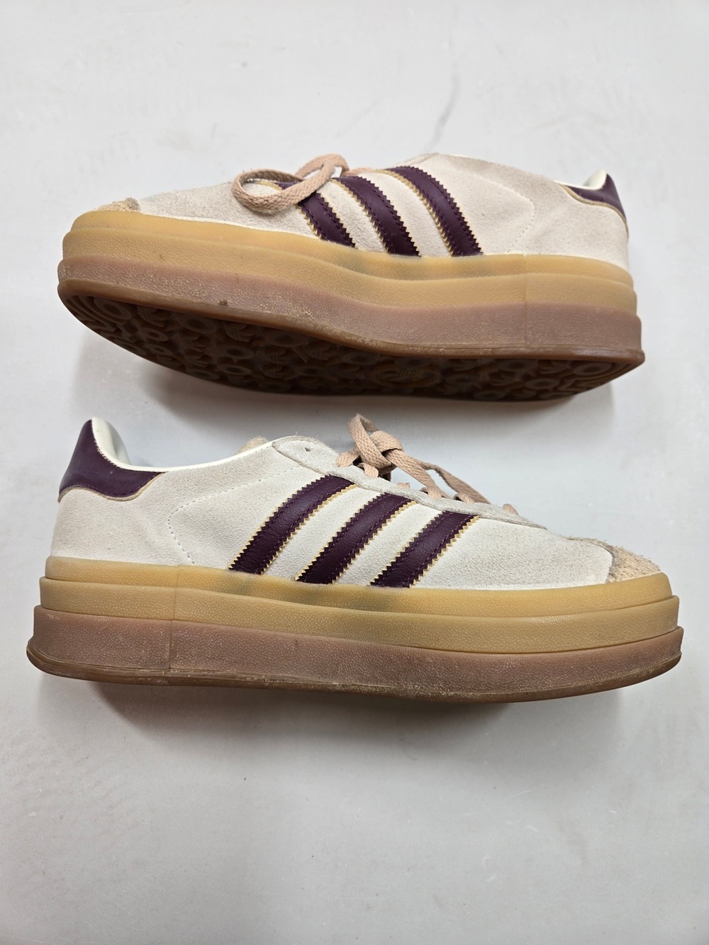 ADIDAS Gazelle Bold Sneakers Women’s Size 9 Men’s 7.5 0202 - Picture 4 of 11